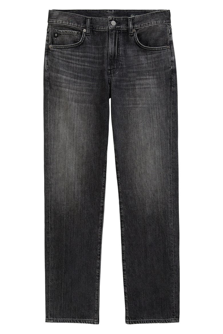 The Boyfriend High Waist Straight Leg Jeans, Alternate, color, FAREWELL