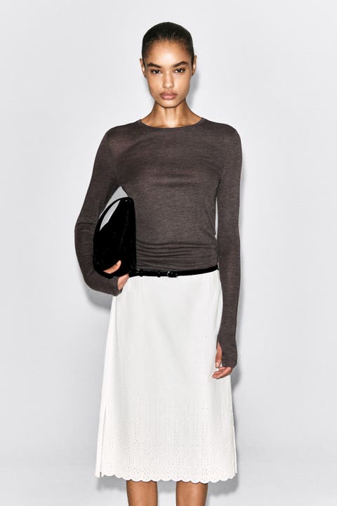 Slim Merino Wool Top