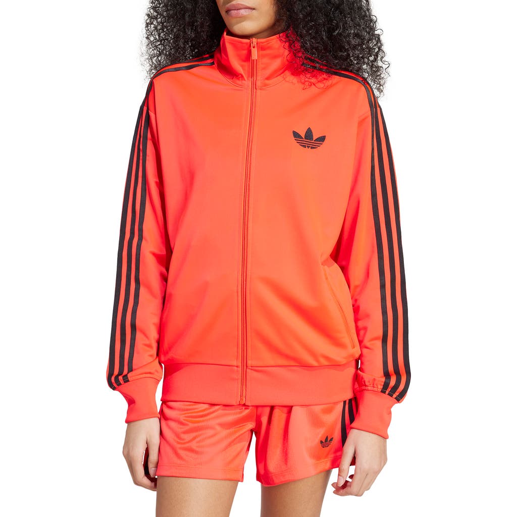 Adidas Originals Firebird Recycled Polyester Track Jacket In Orange