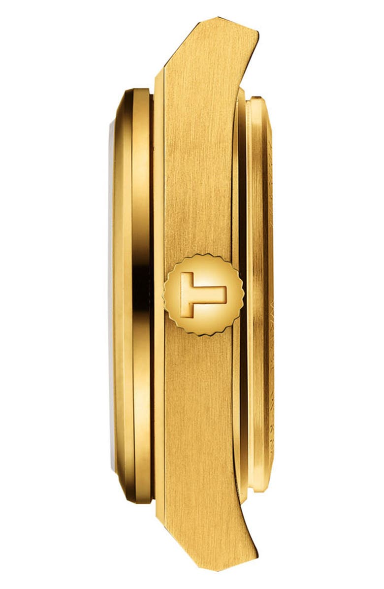 Tissot PRX Bracelet Watch, 25mm, Alternate, color, Champagne / Golden