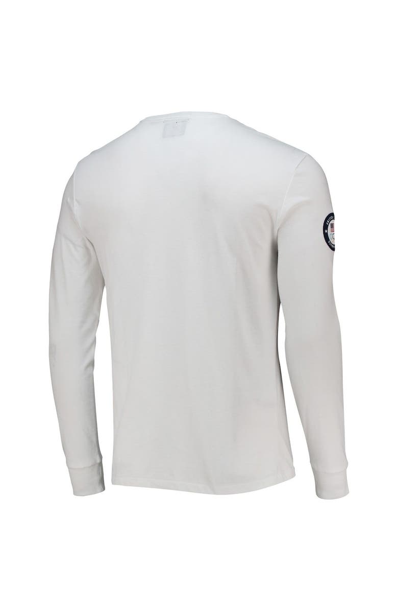 Polo Ralph Lauren Team USA Official Outfitters Ralph Lauren Men's White Team USA Villagewear Bear Long Sleeve T-Shirt, Alternate, color,