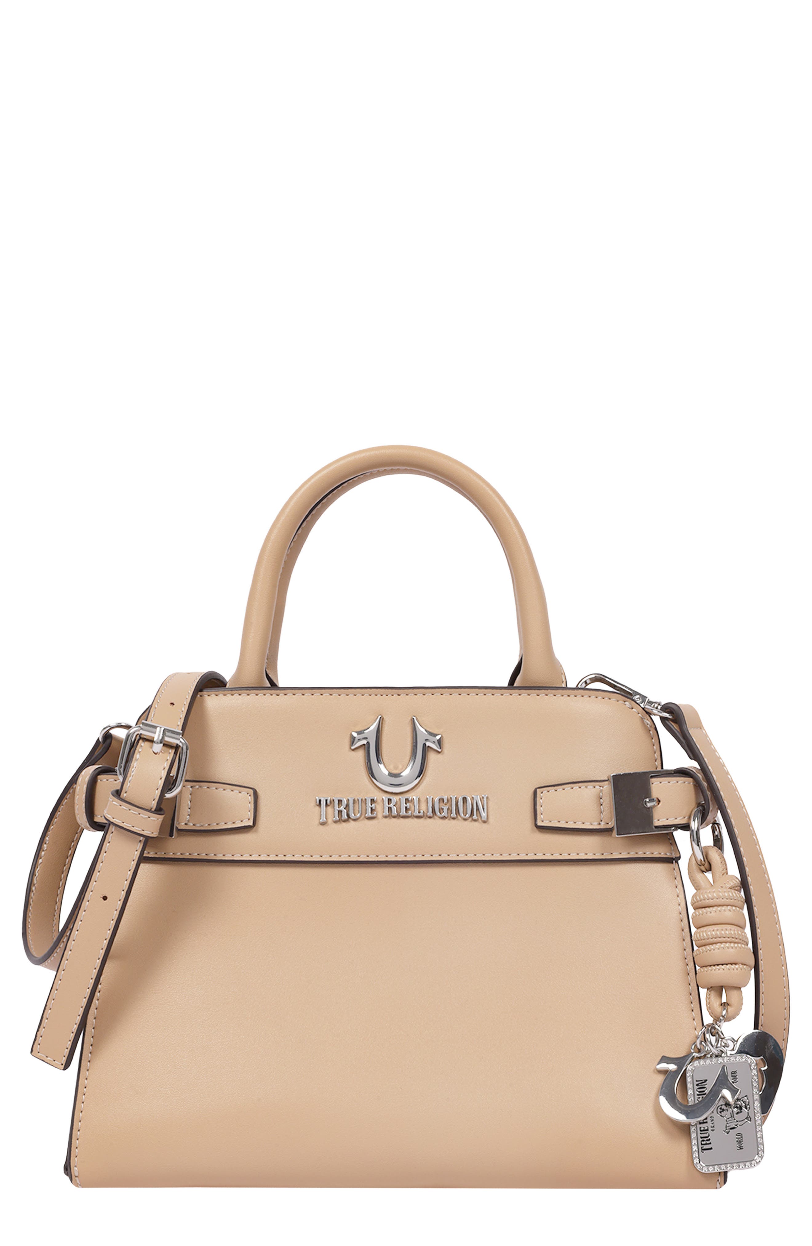 Beckham Faux Leather Belted Tote