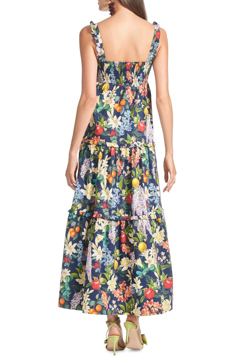 Giorno Floral Stretch Cotton Sundress, Alternate, color, ALTO GIARDINO