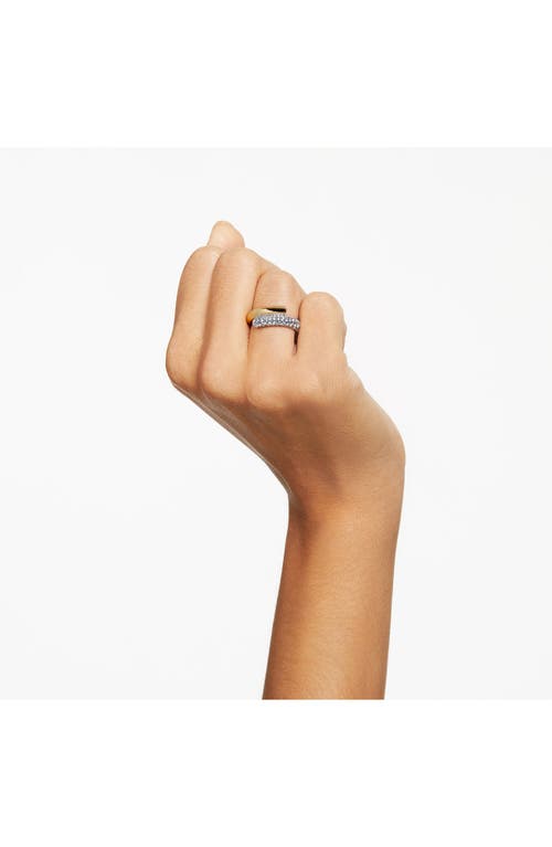 Swarovski Dextera Band Ring Round Gold Shiny Crystal