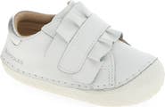 OLD SOLES Kids' Ruffle Strap Leather Sneaker