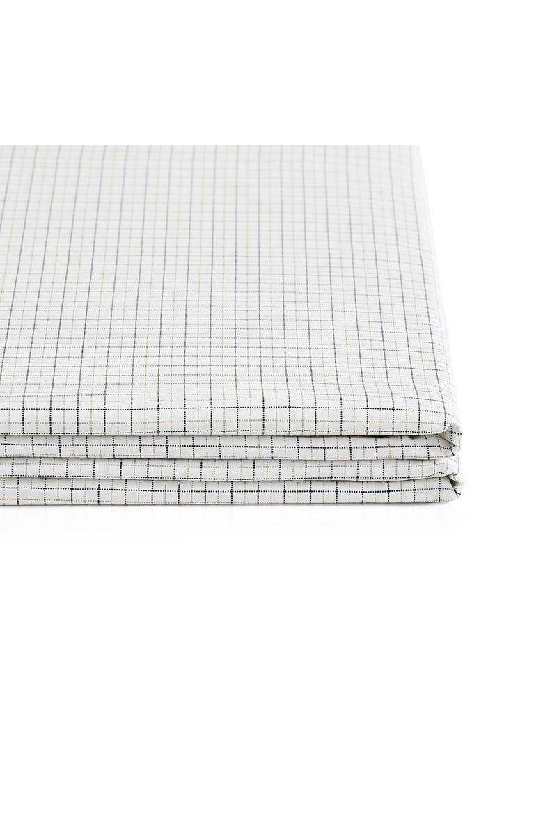 Tommy Hilfiger New England Plaid Cotton Percale Sheet Set, Alternate, color, Beige