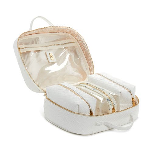 Trvl Design Woven Makeup Bag In White