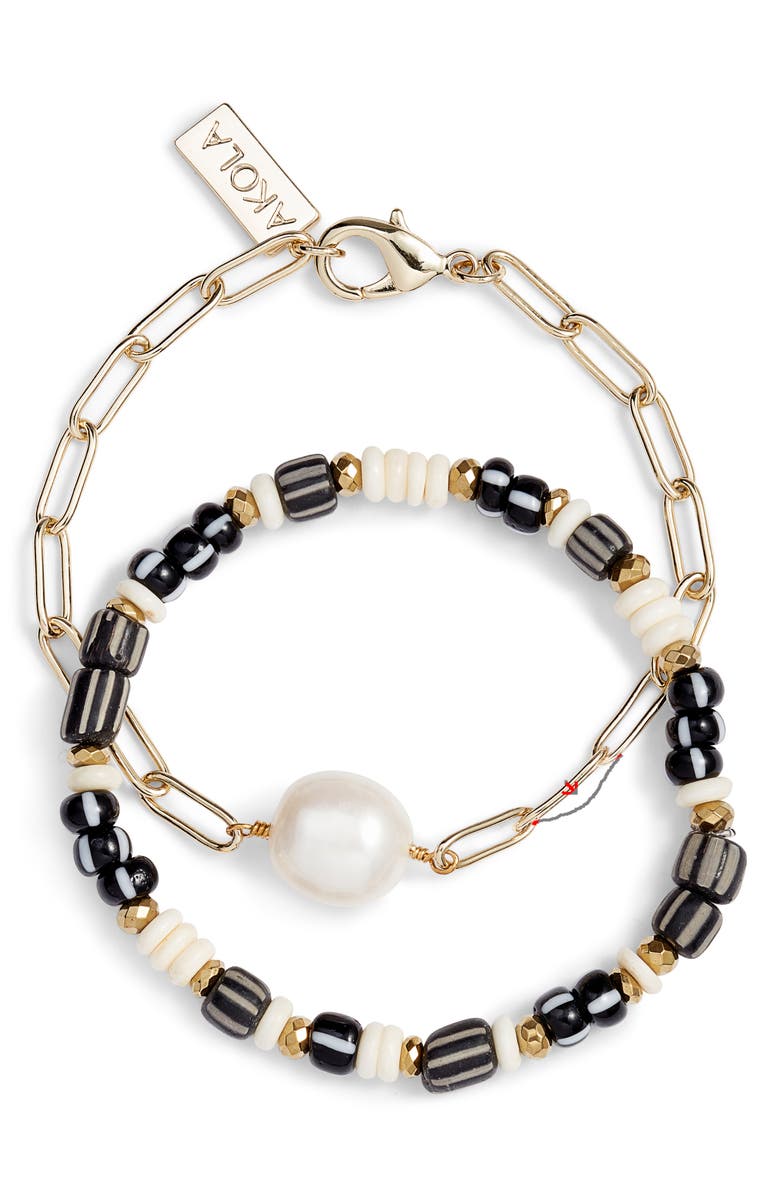 Akola Faye Set of 2 Bracelet, Main, color, 