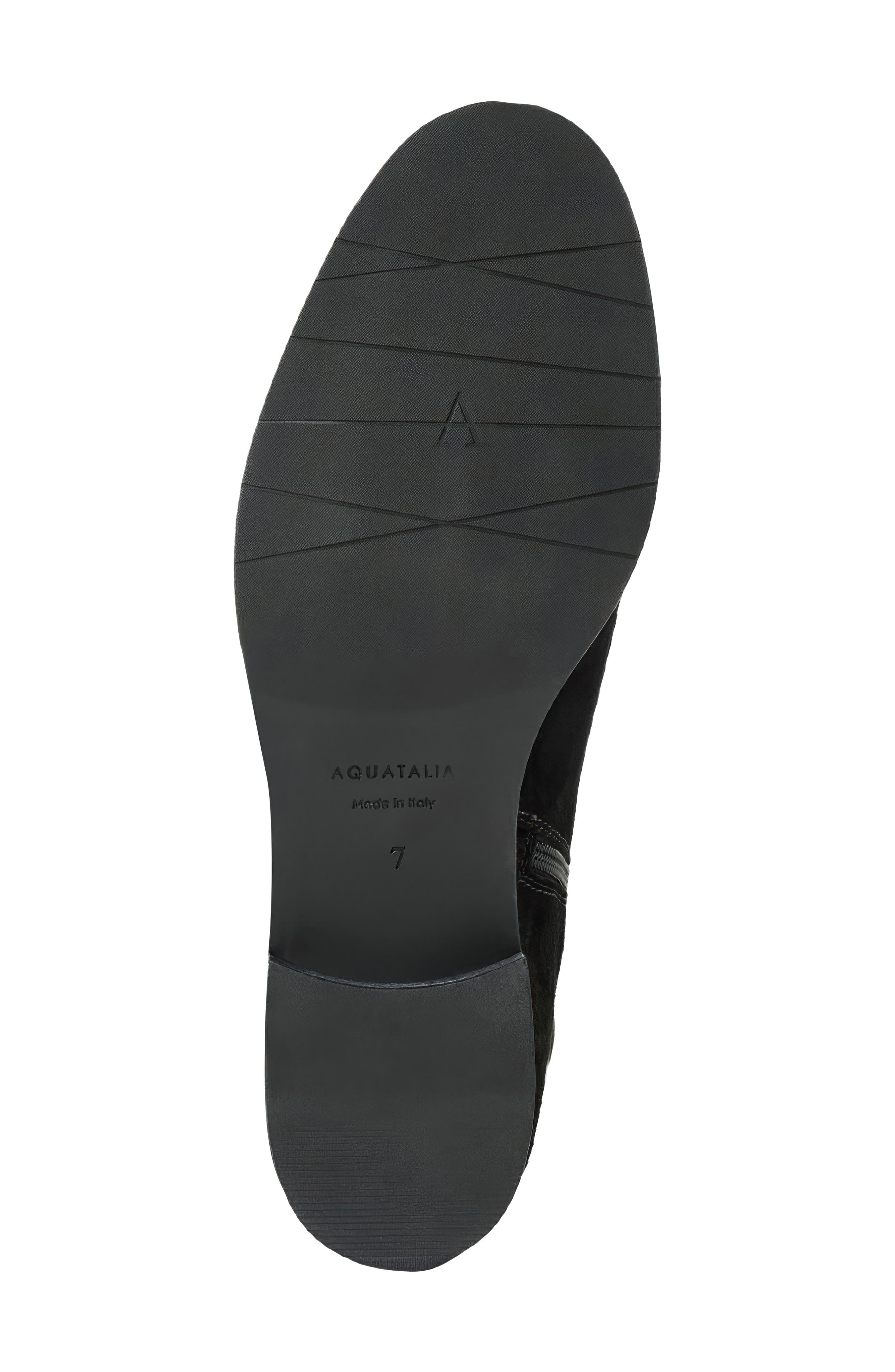 Sabrena Stretch Knee High Boot, Alternate, color, BLACK SUEDE