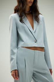 Hudson Jeans Cropped Blazer