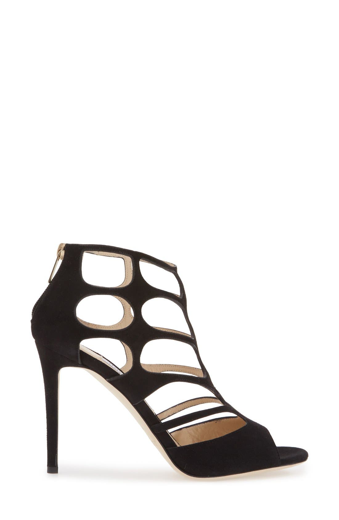 Jimmy Choo 'Ren' Cutout Sandal, Alternate, color, 