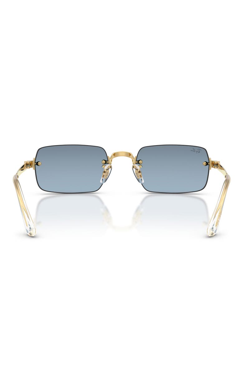 54mm x A$AP Rocky Gradient Rectangular Sunglasses, Alternate, color, ARISTA / BLUE DARK GREY