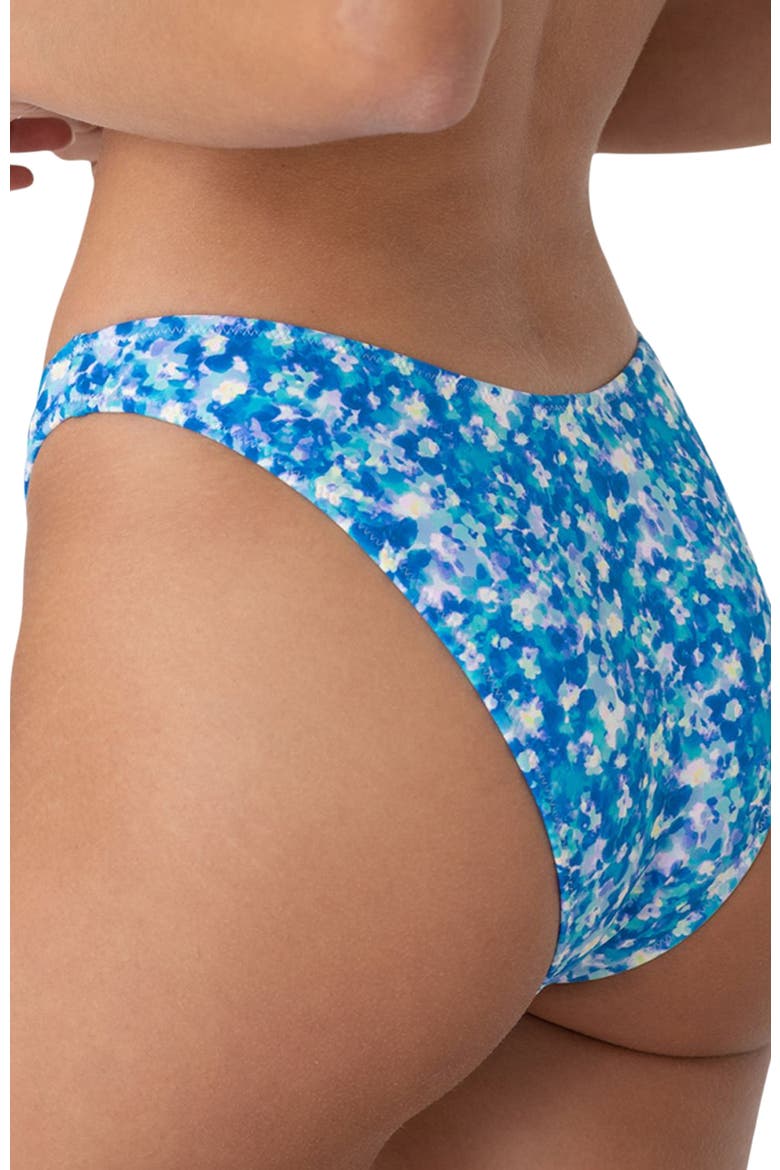 Capri Bottom, Alternate, color, Aqua Floral