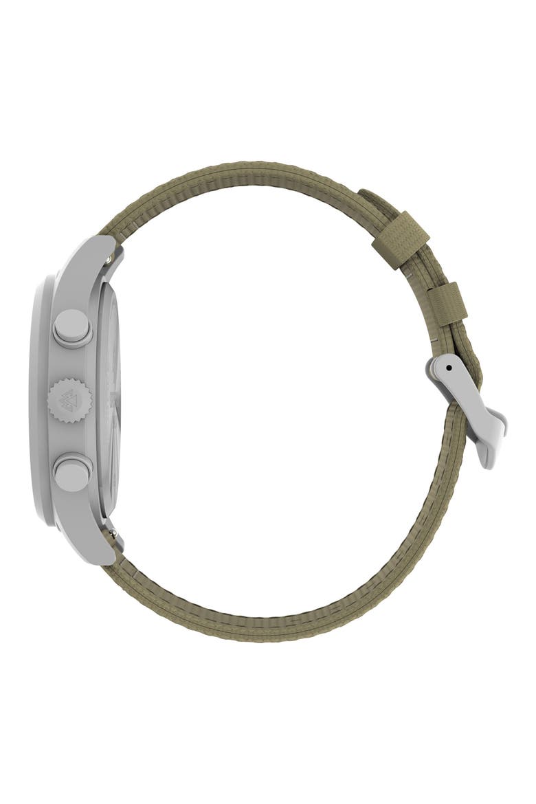 Expedition Sierra Chronograph Fabric Strap Watch, Alternate, color, TAN