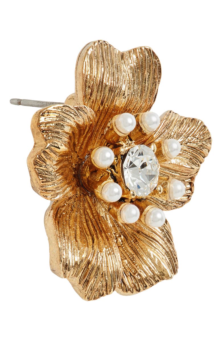 Oscar de la Renta Cherry Blossom Stud Earrings, Alternate, color, 