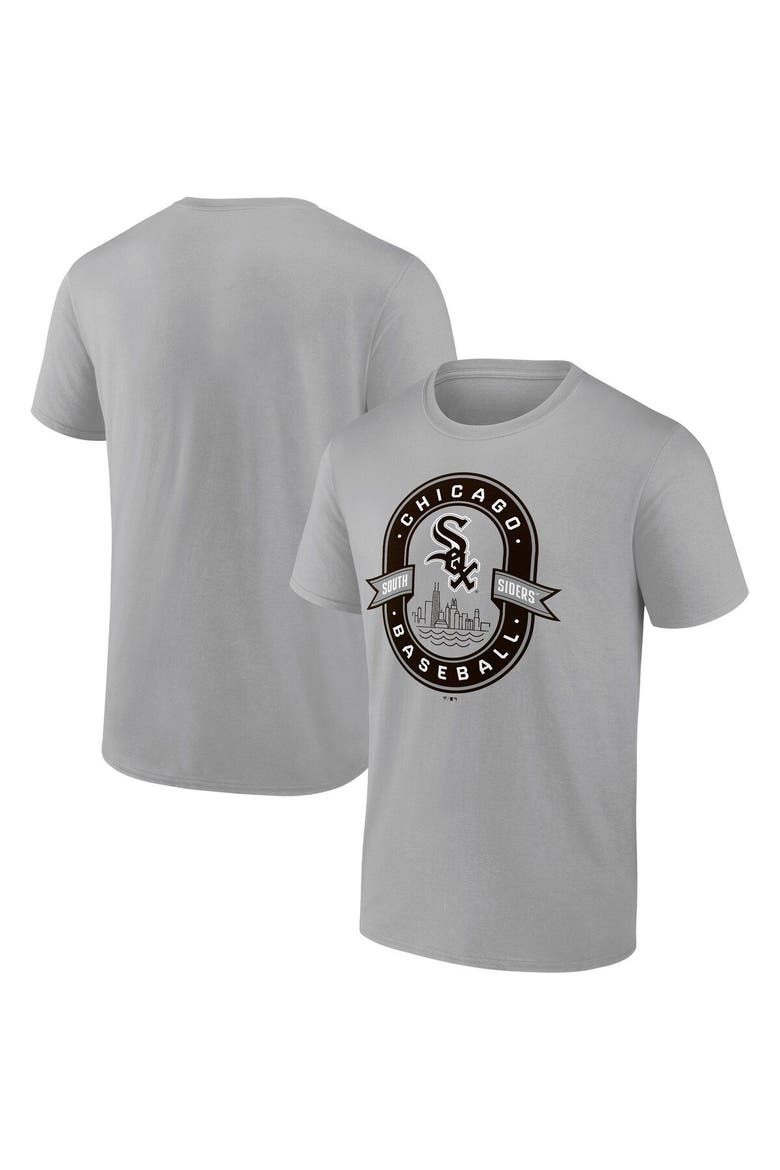 Men's Fanatics Branded Gray Chicago White Sox Iconic Glory Bound T-Shirt, Main, color, Gray