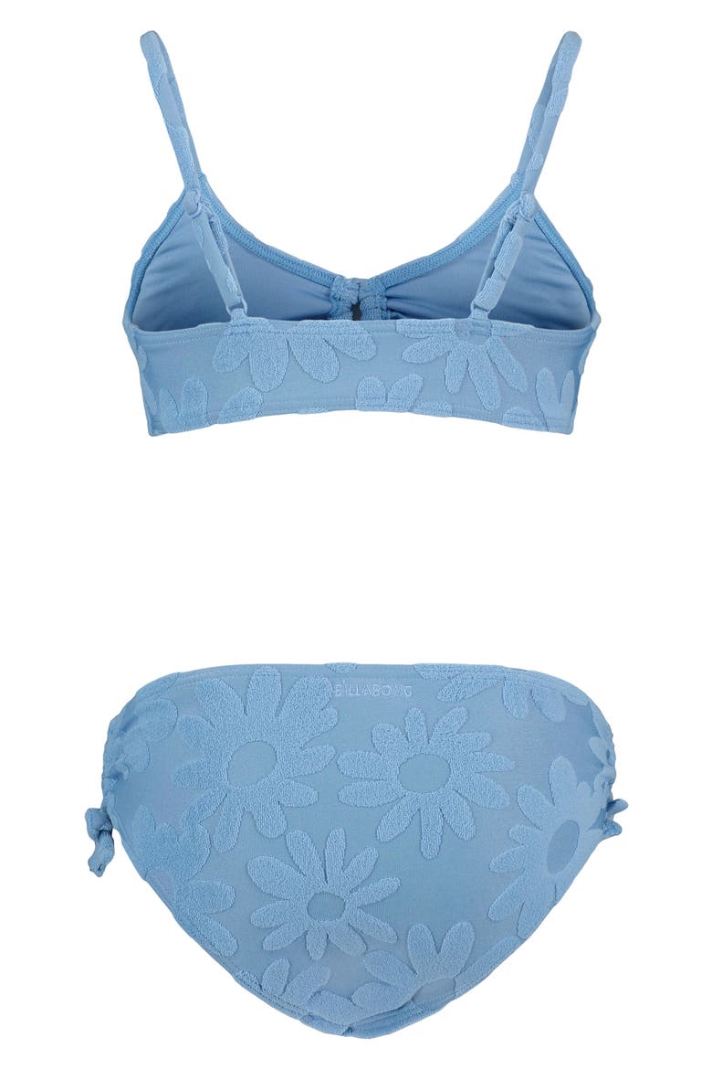 Kids' Botanic Blues Two-Piece Swimsuit, Alternate, color, ASHLEIGH BLUE