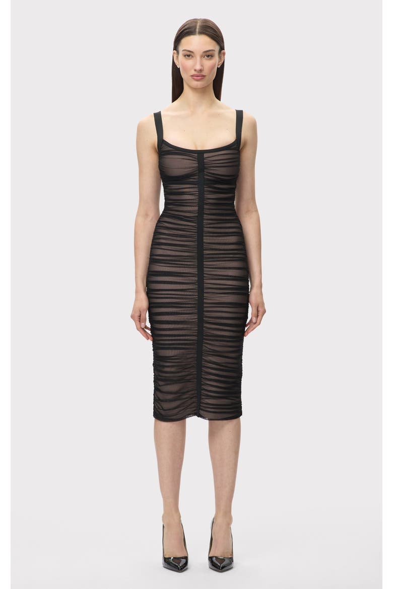 The Gloria Dress, Alternate, color, BLACK