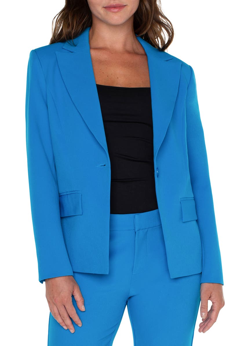 Liverpool Los Angeles One-Button Blazer, Main, color, 