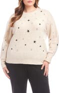 Karen Kane Embroidered Star Sweater