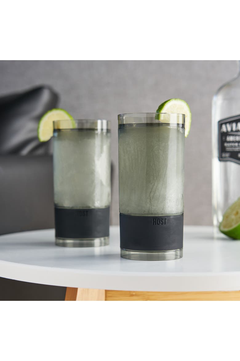 Highball FREEZE Cooling Cup Set of 2, Alternate, color, Tinted Gray