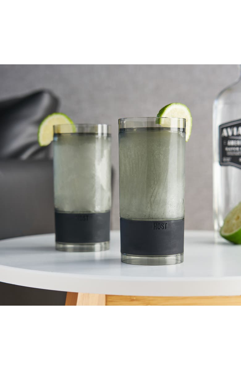 HOST Highball FREEZE Cooling Cup Set of 2, Alternate, color, Tinted Gray