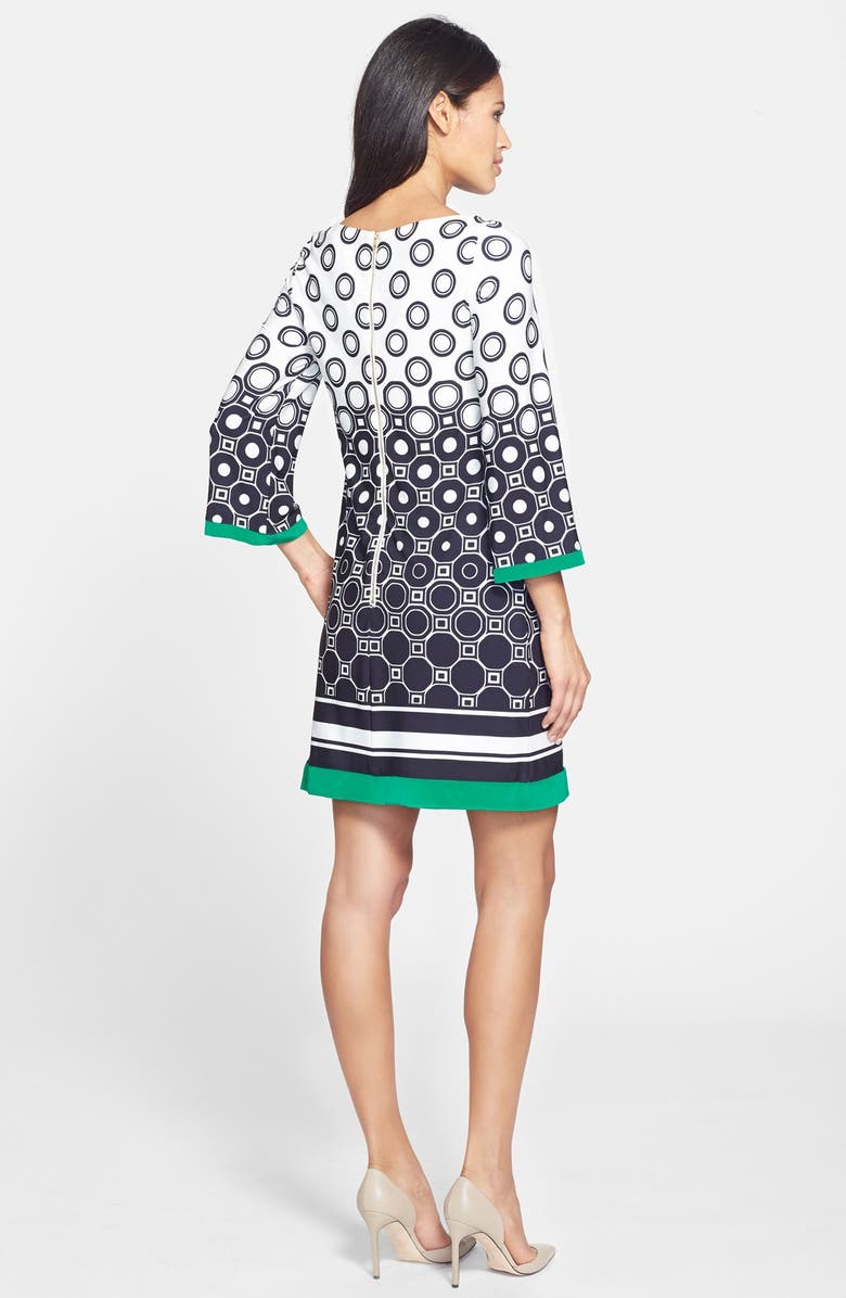 Eliza J Print Shift Dress, Alternate, color,