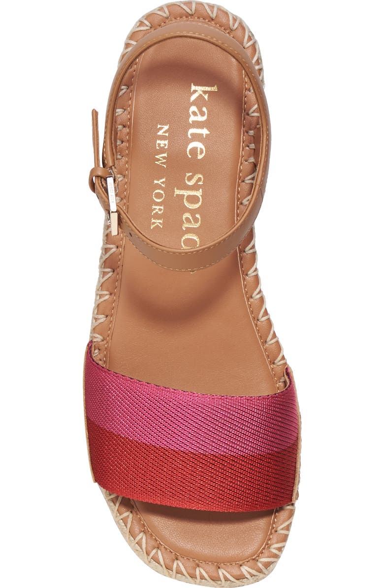 Kate Spade New York picnic platform sandal, Alternate, color, Festive Pink Multi