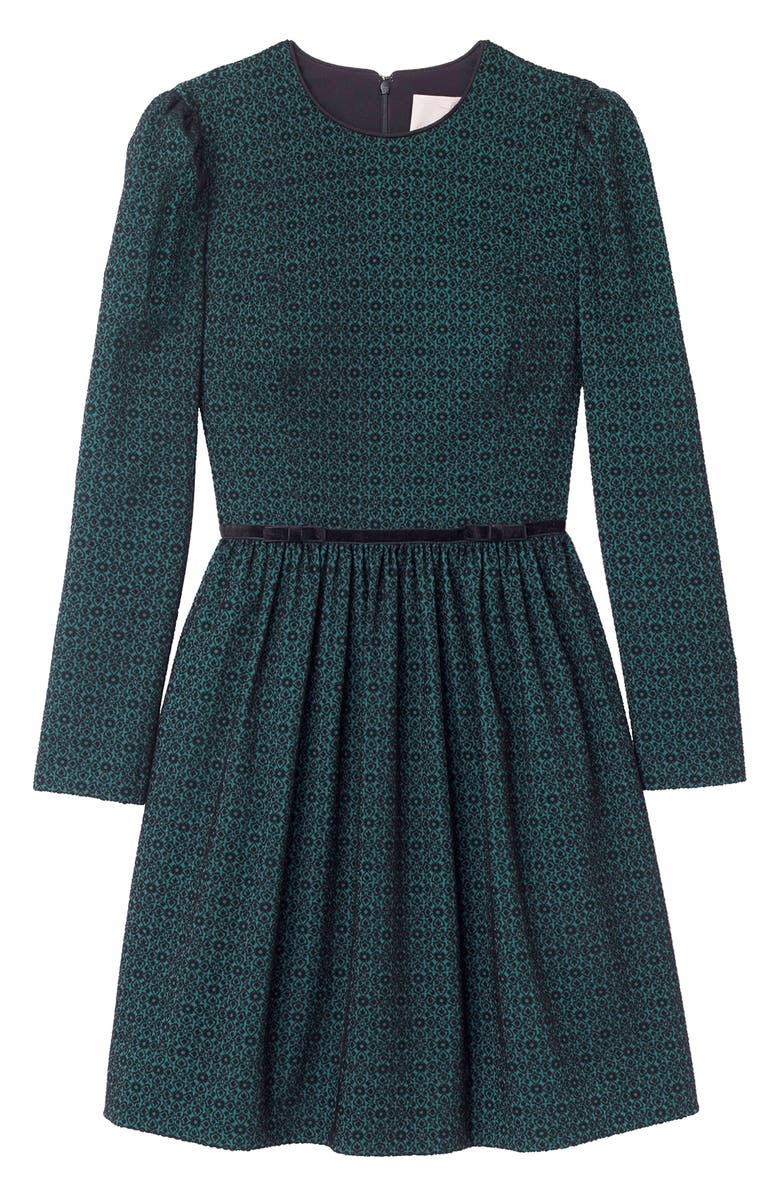 Gal Meets Glam Collection Callie Print Long Sleeve Dress, Alternate, color, 