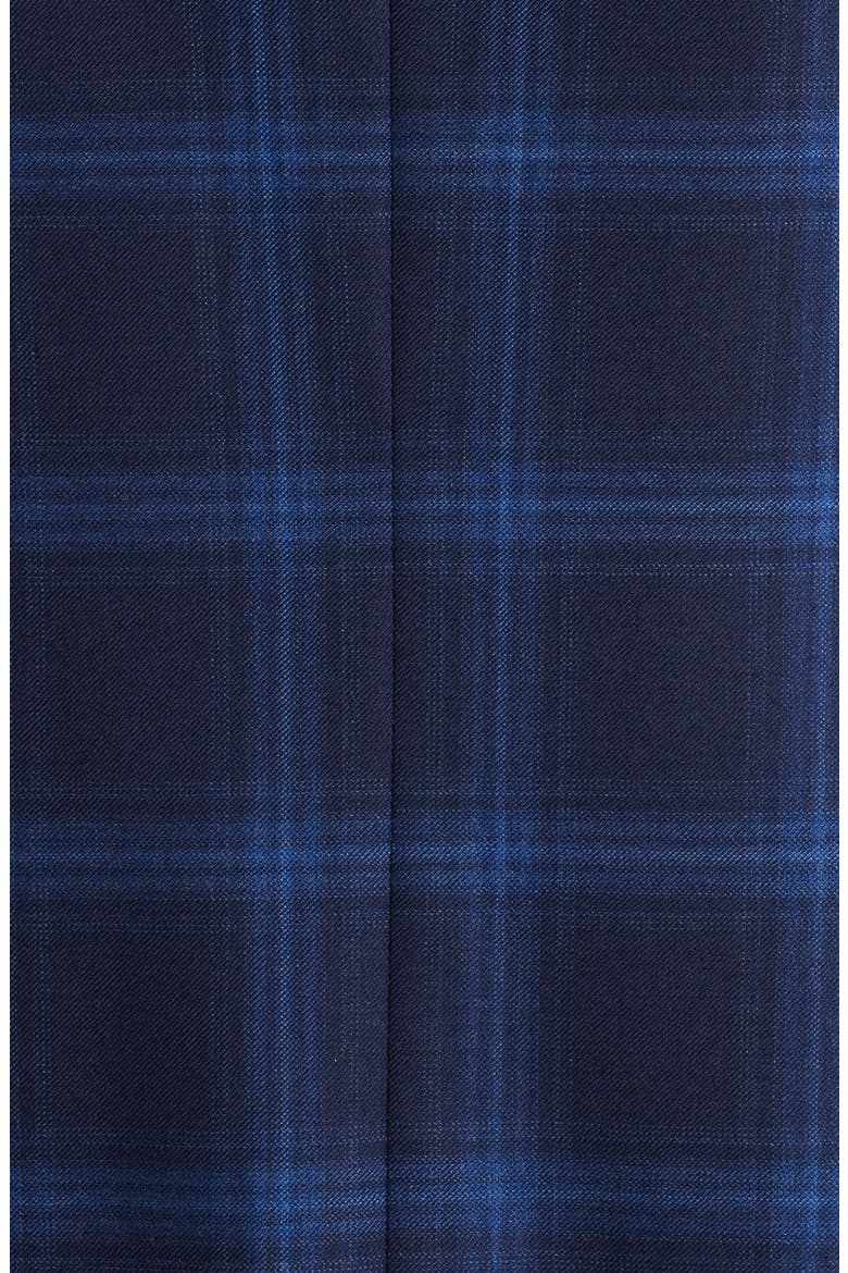 Navy Windowpane Check Virgin Wool Sport Coat, Alternate, color, NAVY