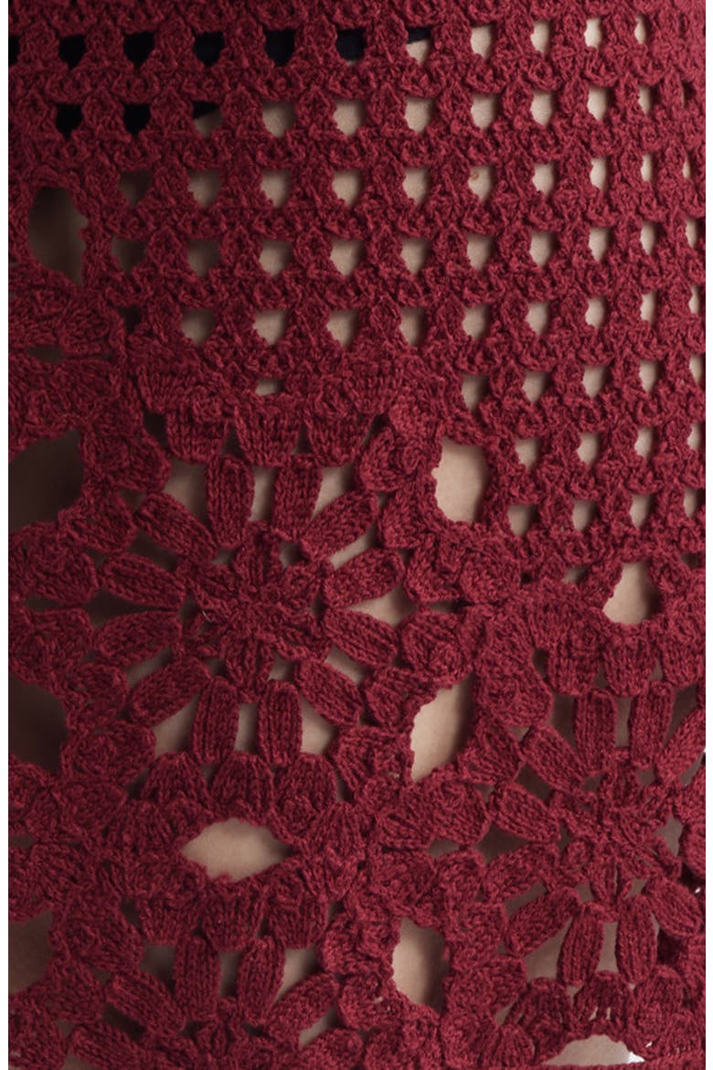 The Postcard Skirt, Alternate, color, GARNET