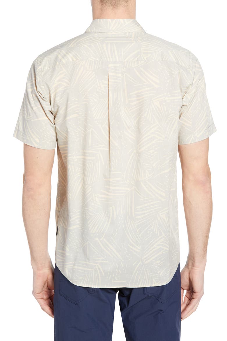 Go To Regular Fit Short Sleeve Shirt, Alternate, color, RAIN FERN GREY