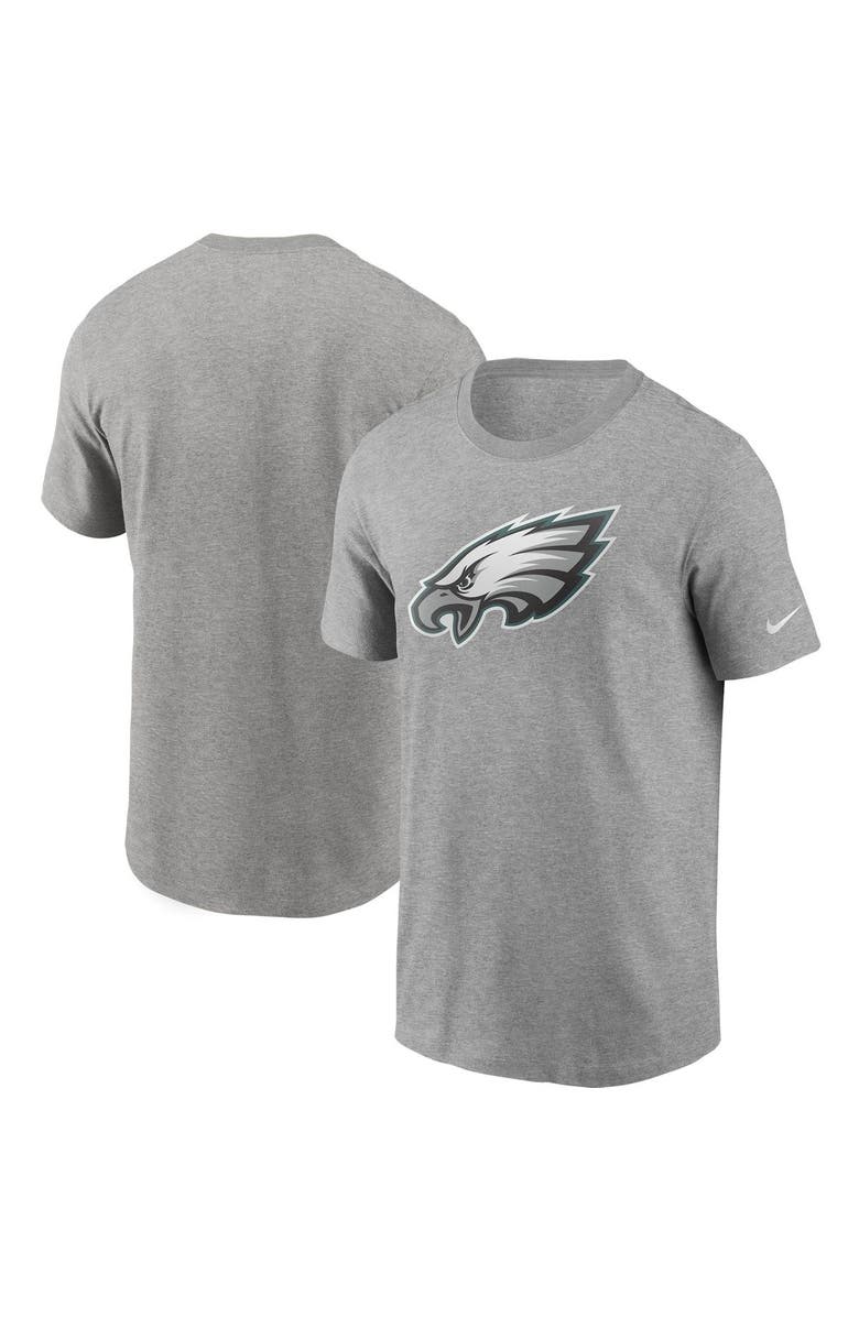 Nike Men's Nike Heathered Gray Philadelphia Eagles Primary Logo T-Shirt, Alternate, color,