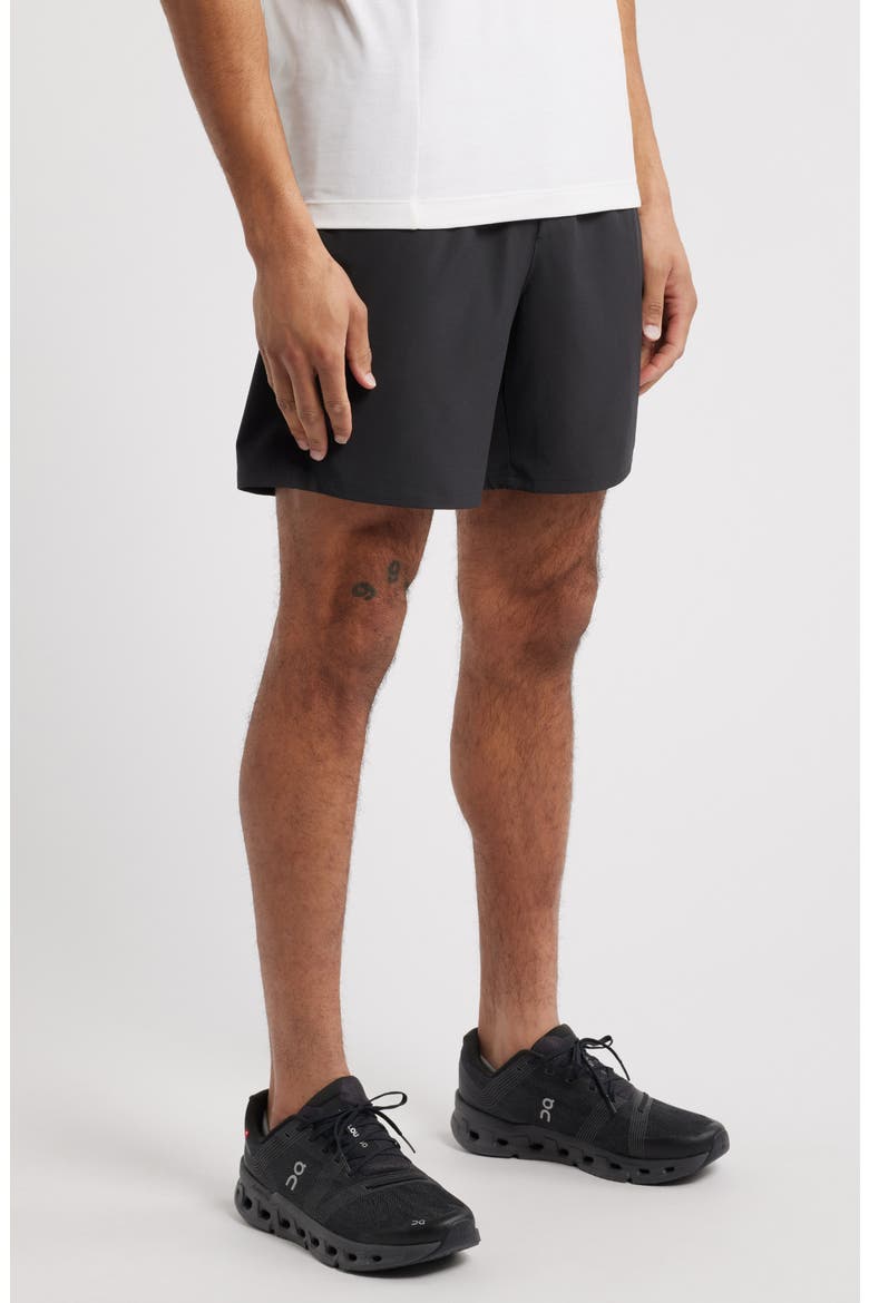 Relay Training Shorts, Alternate, color, BLACK CAVIAR