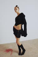 PCFG Cashmere Blend Your *Tch Knit Crop Top
