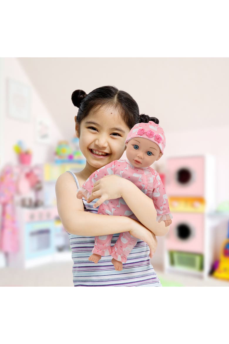14" Kiss N Tickles Baby Doll Pink, Alternate, color, Multicolored