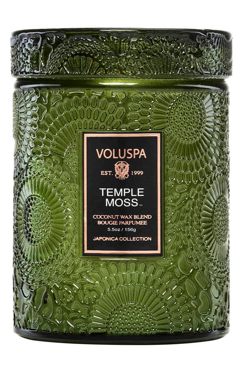 Voluspa Temple Moss Small Jar Candle, Alternate, color, 