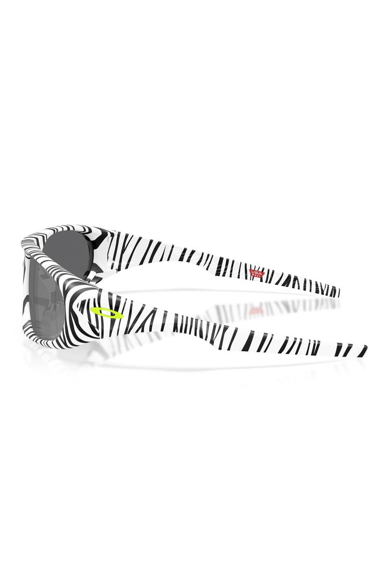 Gender Inclusive Neoforma 60mm Oval Sunglasses, Alternate, color, WHITE BENGAL / PRIZM BLACK