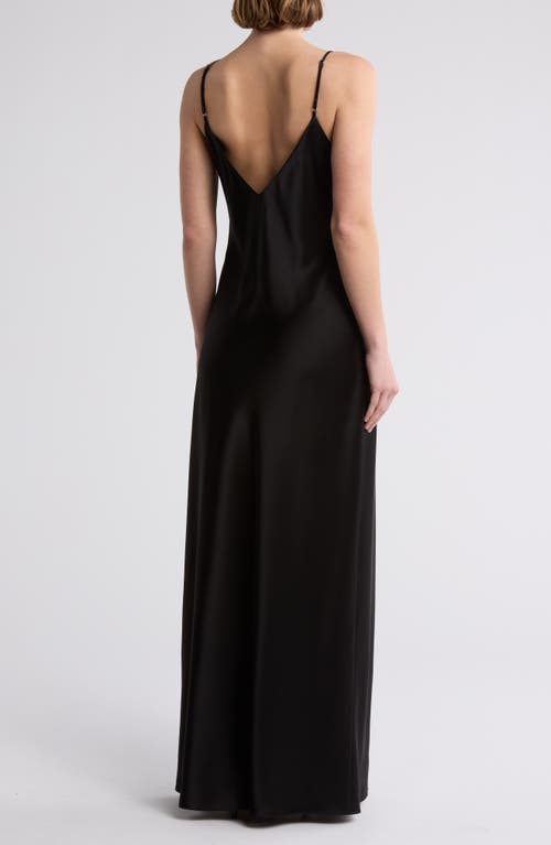 Rag & Bone Rissa Bias Cut Slipdress In Black