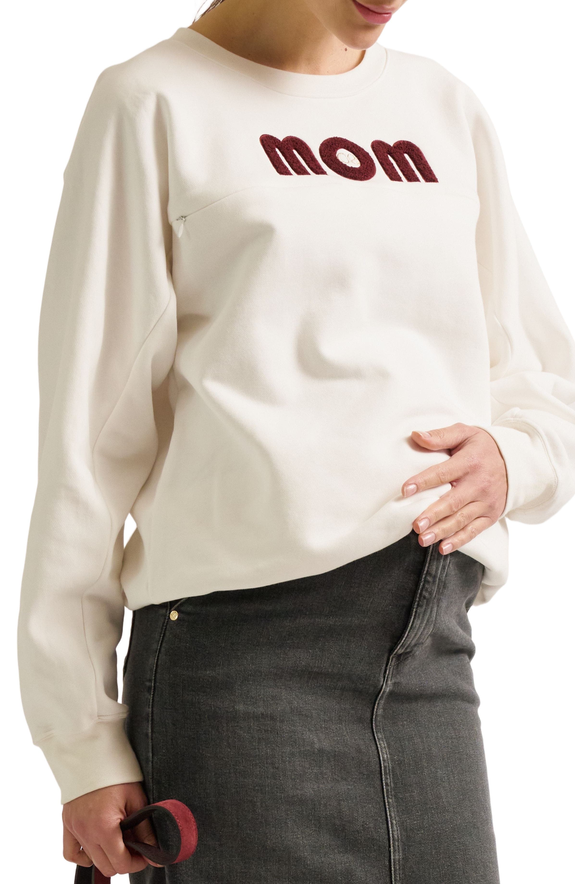 Mom Maternity & Nursing Sweatshirt - image 2