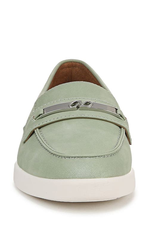 Naturalizer Isla Loafer In Pistachio Green Faux Leather