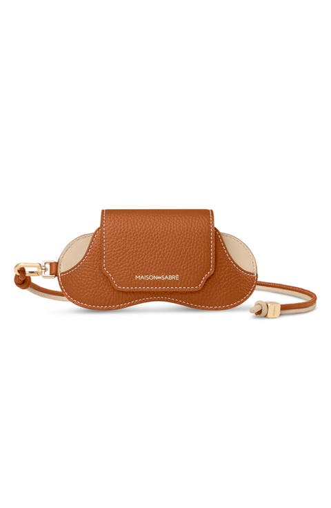 Leather Sunglasses Sling Case