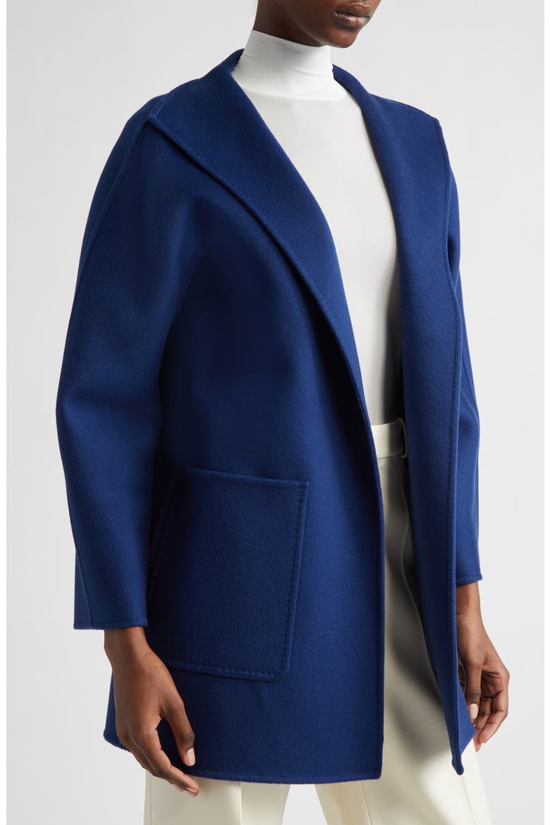 Edile Cashmere Double Face Wrap Coat, Alternate, color, CHINA BLUE