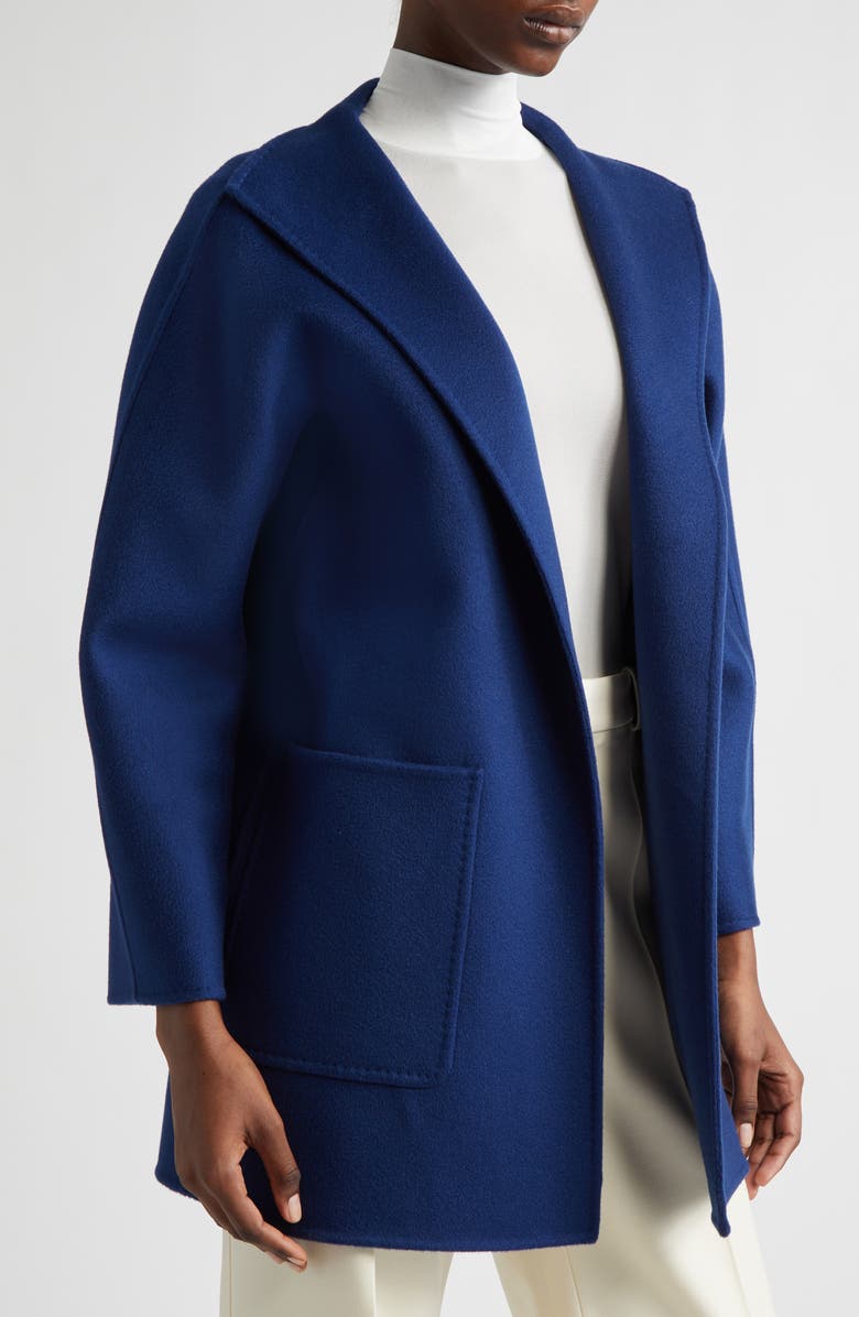 Max Mara Edile Cashmere Double Face Wrap Coat, Alternate, color, China Blue