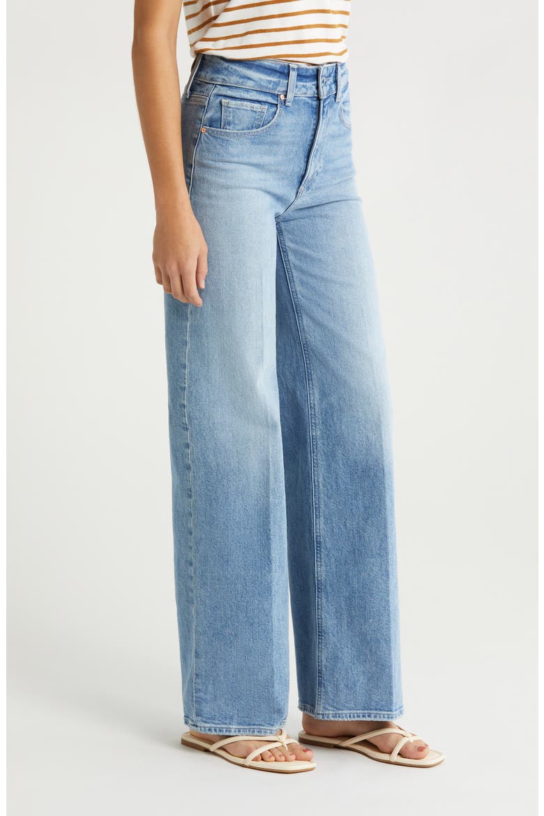 Sasha Organic Cotton Wide Leg Jeans, Alternate, color, MAGNIFIQUE