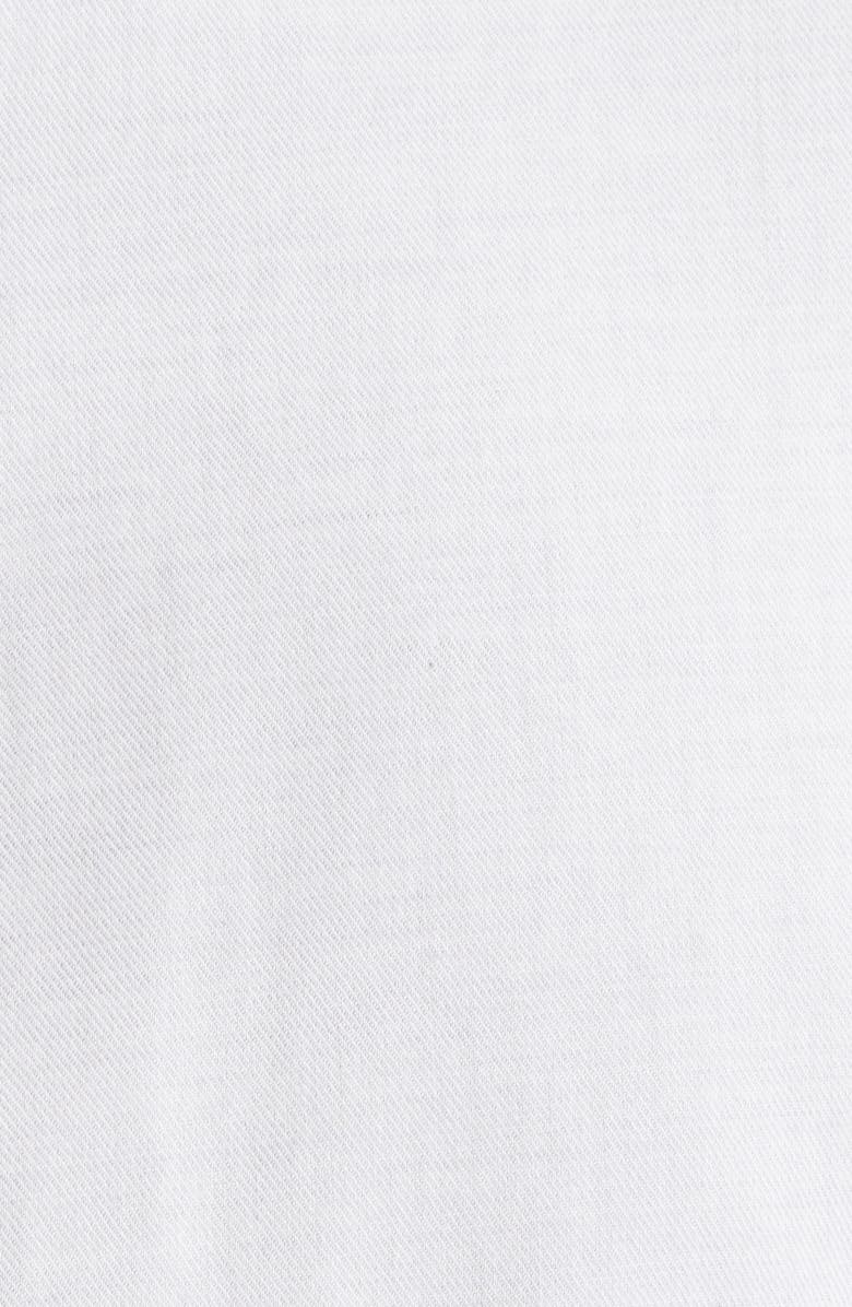 Bugatchi Axel Trim Fit Solid Cotton Blend Button-Up Shirt, Alternate, color, Platinum