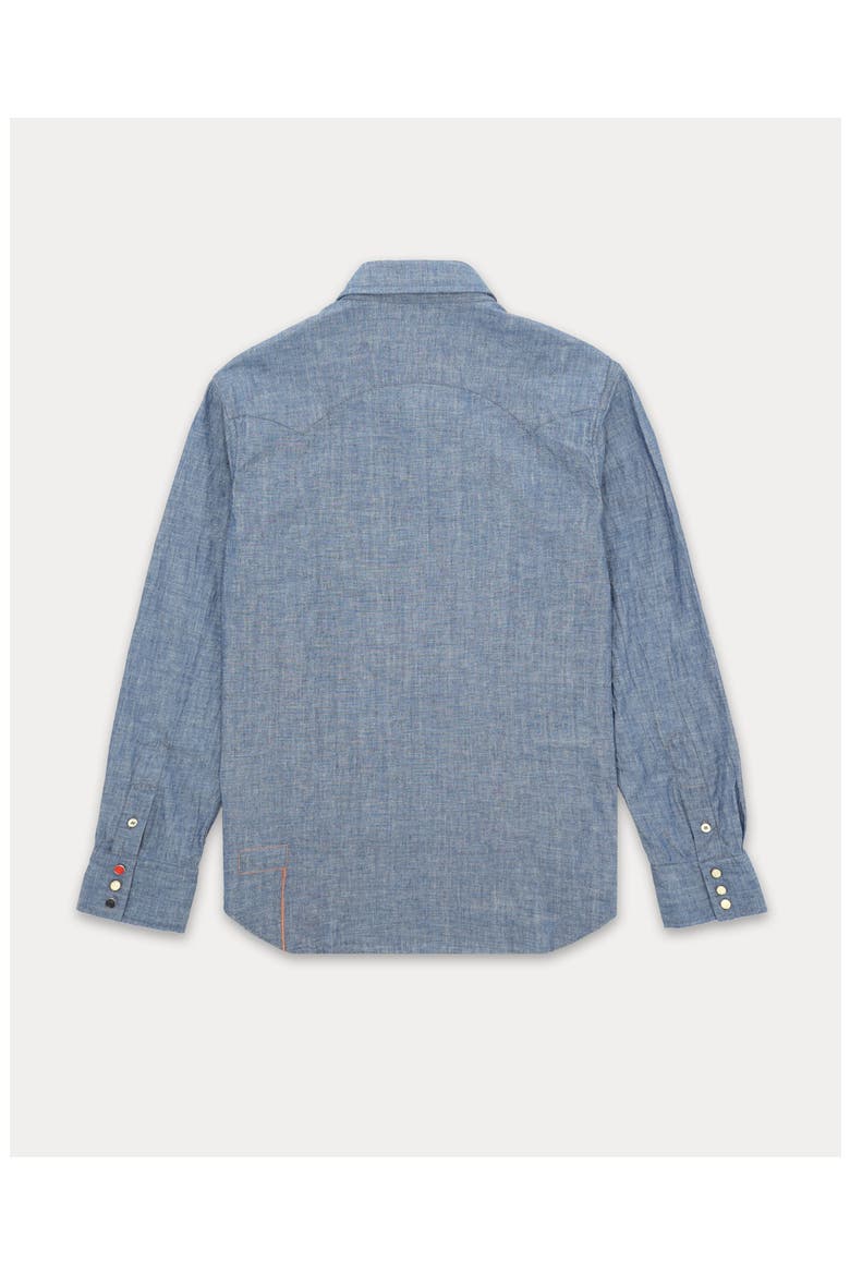 Smith Texan Chambray Shirt, Alternate, color, Light Blue