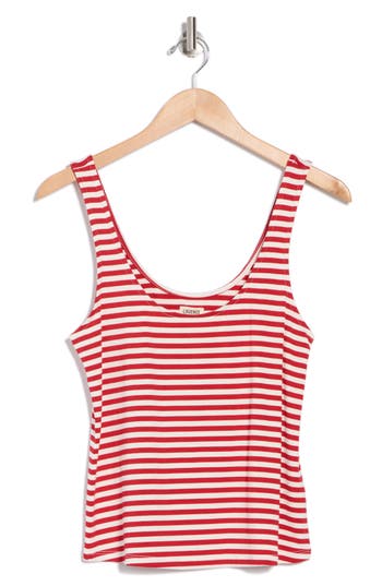 L AGENCE L'AGENCE SADE STRIPE SCOOP NECK TANK 