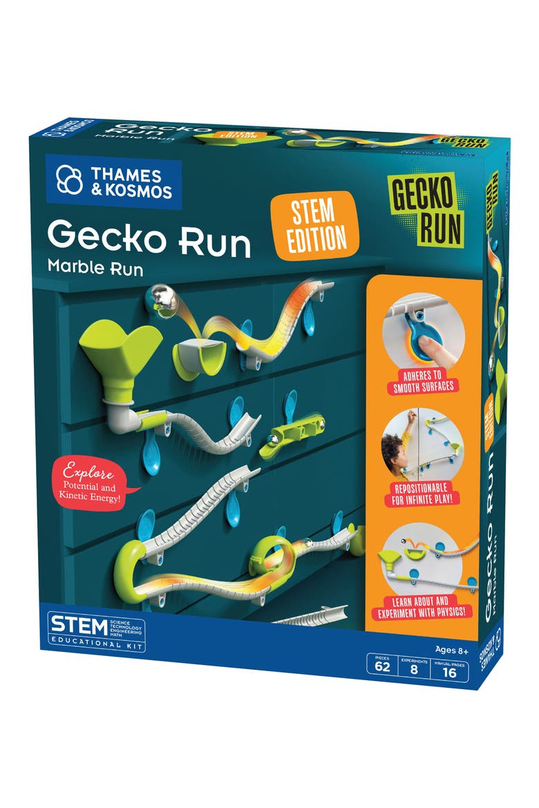 Gecko Run STEM Edition Marble Run Playset, Main, color, ASST