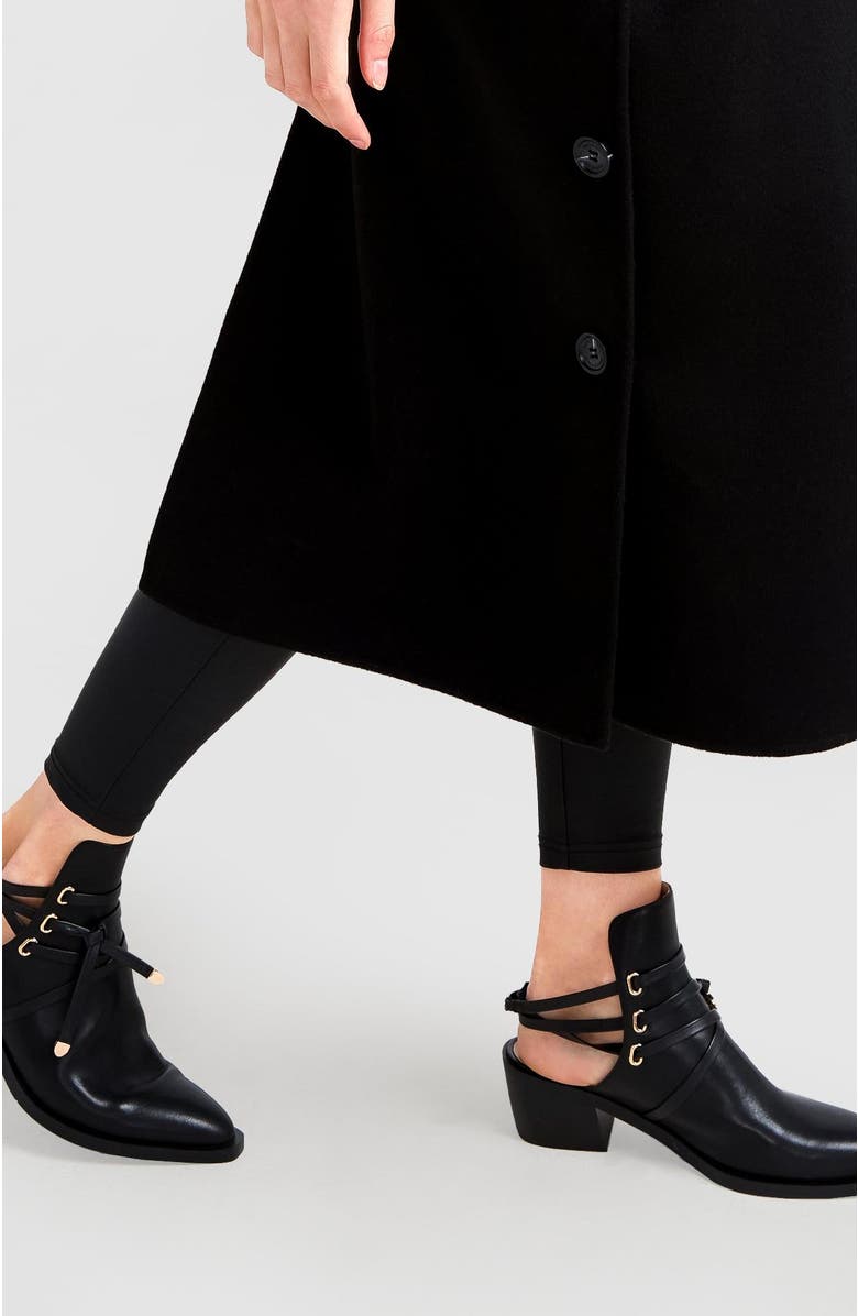 Belle & Bloom Can't Be Tamed Open Back Boot, Alternate, color, Black